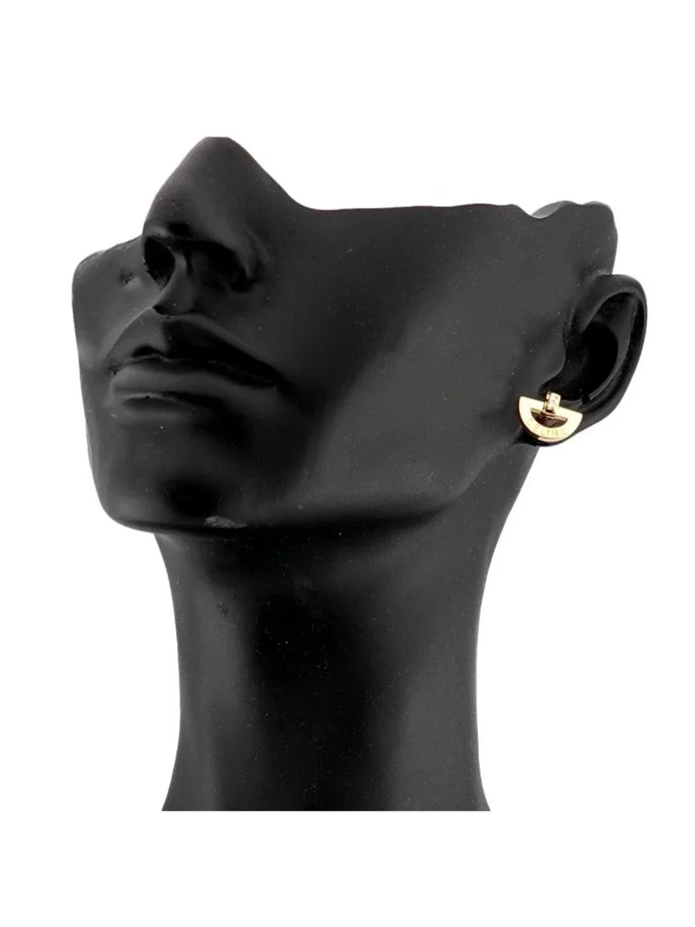 Celine Diamond Earrings 18k YG Yellow Gold 750 Single Pierced - Picture 7 of 7